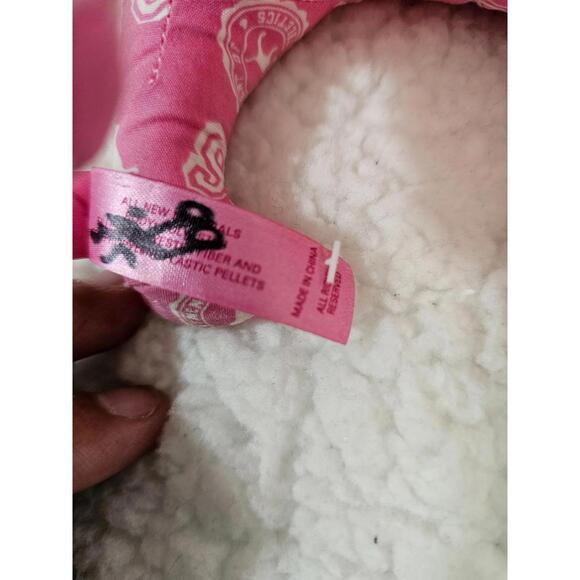 Pink Victoria's Secret Pop Puppy Dog Plush Toy Green Backpack Stuffed Animal 5" - Picture 11 of 12